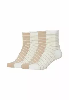 Носки STRIPES 4ER PACK camano, слоновая кость