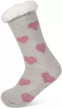 Носки styleBREAKER Herzen, цвет Hellgrau Altrose