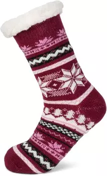 Носки styleBREAKER Norweger Muster, цвет Bordeaux Rot