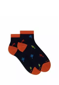 Носки SUPER WITH WOODPECKER MOTIF Gallo, синий