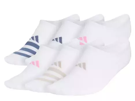 Носки Superlite 3.0 Women's No Show Liners - 6 Pack Adidas, белый/мультиколор