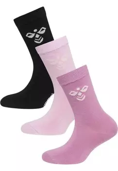 Носки SUTTON 3 PACK Hummel, цвет winsome orchid