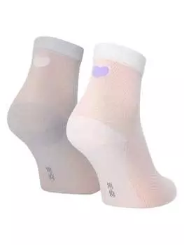 Носки Tamaris, цвет socken mit herzchen mit lila herz