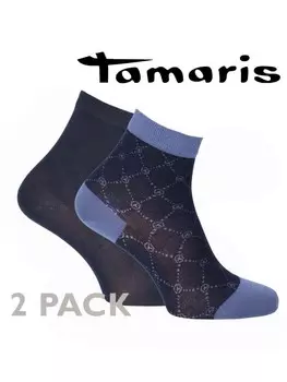 Носки Tamaris Kurzsckchen LOGO DESIGN, темно-синий