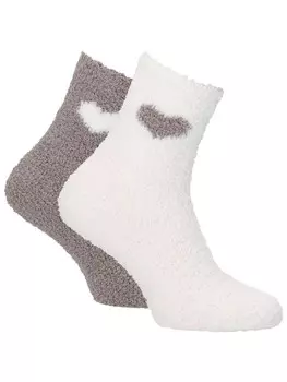 Носки Tamaris Kuschelsocke, цвет weiss und taupe