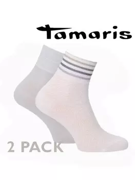 Носки Tamaris Sckchen STRUKTUR DESIGN, цвет ecru und grau