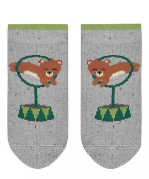 Носки-Тапочки Baby Show Bears Falke, серый