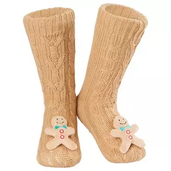 Носки-тапочки «Пряничные пряники» CityComfort, мультиколор