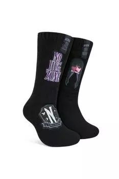 Носки-тапочки Wednesday, черный