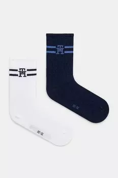 Носки Tommy Hilfiger, 2 пары, темно-синий