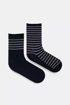 Носки Tommy Hilfiger, 2 пары, темно-синий