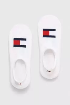 Носки Tommy Hilfiger, 2 пары Tommy Jeans, белый