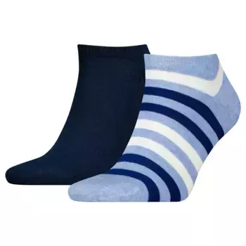 Носки Tommy Hilfiger Duo Stripe Sneaker short 2 pairs, разноцветный
