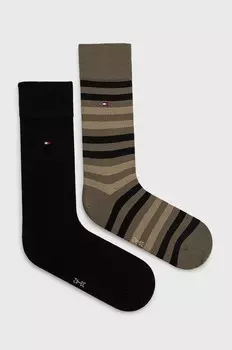 Носки Tommy Hilfiger, зеленый