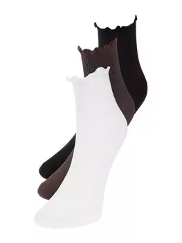 Носки Trendyol, цвет Brown/Black/White