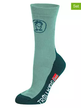 Носки Trollkids, бирюзовый