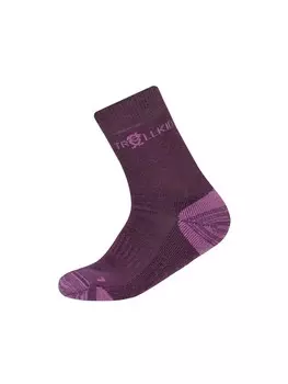Носки Trollkids Wandersocken Preiskestolen, цвет plum