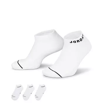 Носки U J EVERYDAY CUSH POLY NO SHOW SOCKS Jordan, цвет Schwarz/Wei
