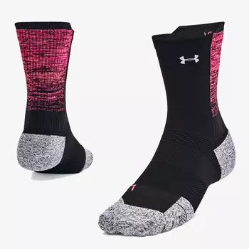 Носки ua, носки средней длины с подкладкой для бега Armourdry Under Armour, черный