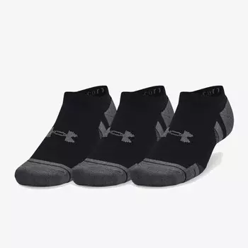 Носки ua Performance, хлопок, 3 пары носков без показа Under Armour, черный