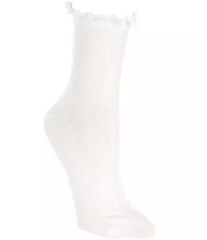 Носки UGG Karsyn с салатовой кромкой, белый