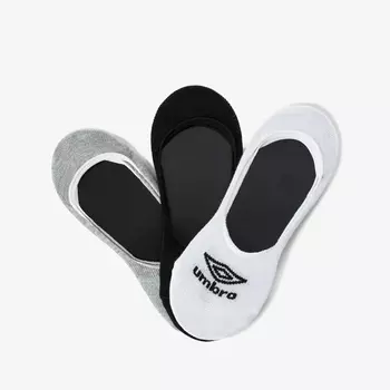 Носки Umbro микс, 3 пары, серый / черный / белый