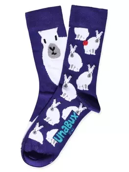 Носки Unabux Freizeit MIX, фиолетовый