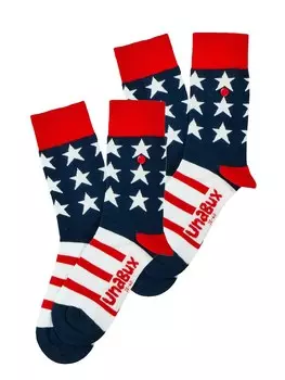 Носки UNABUX Socks MIX, синий