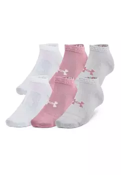 Носки UNDER ARMOUR Athletic Socks, цвет Grey/Pink/White