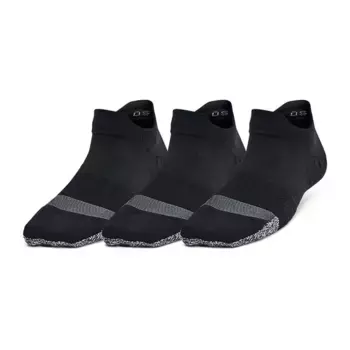 Носки Under Armour Breathe no show 3 pairs, черный
