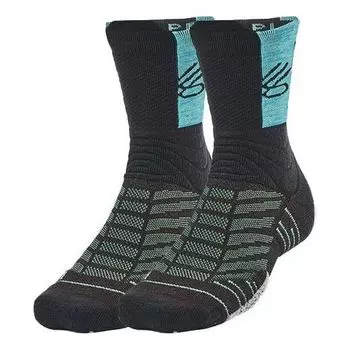 Носки Under Armour Curry Playmaker Crew Socks 'Black Blue', черный