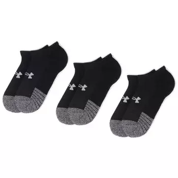 Носки Under Armour HeatgearNo Show, 3 шт, черный