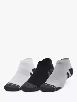 Носки Under Armour Performance Tech Low Cut 3 шт, цвет mod gray/white/jet gray