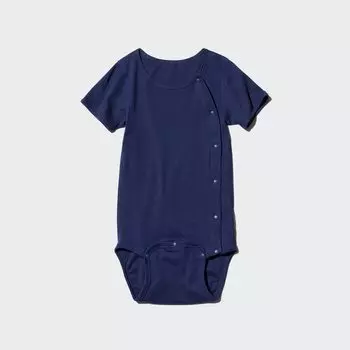 Хлопковое боди UNIQLO, темно-синий