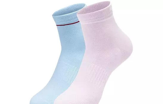 Носки унисекс, 2 пары Skechers, 2 Pack (Cashmere Blue/Freesia Purple/03XJ)
