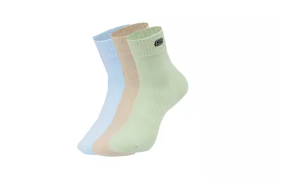 Носки унисекс, 3 пары Skechers, 3 Pack (Blue+Khaki+Green)
