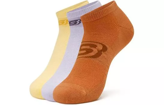 Носки унисекс, 3 пары Skechers, 3 Pack (Yellow/Cork/Orchid Purple/041A)
