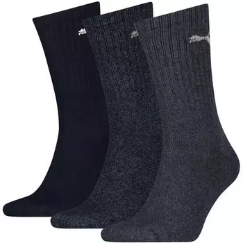 Носки унисекс, 3 пары стрейч PUMA, цвет blau