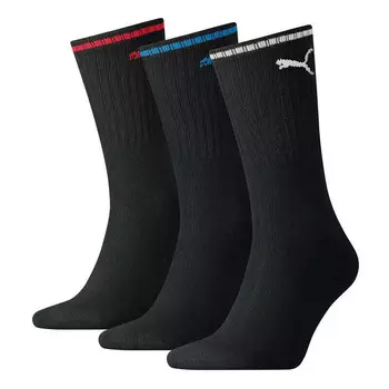 Носки унисекс, 3 пары стрейч PUMA, цвет schwarz