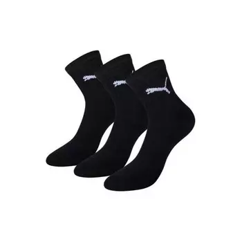 Носки унисекс, 3 пары стрейч PUMA, цвет schwarz