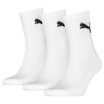 Носки унисекс, 3 пары стрейч PUMA, цвет weiss