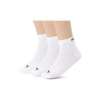 Носки унисекс, 3 пары стрейч PUMA, цвет weiss