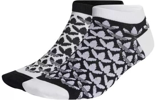 Носки унисекс Adidas Originals, цвет 2 double (white + black)