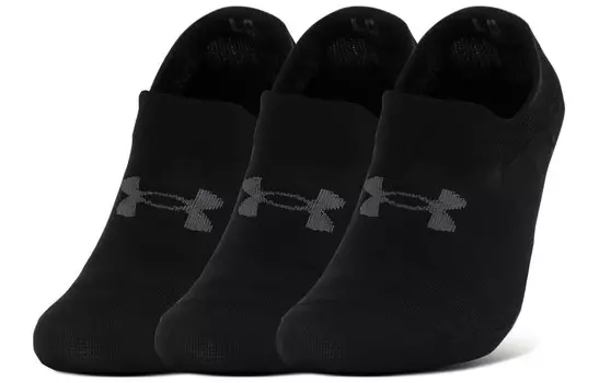Носки унисекс до щиколотки Under Armour, цвет 3 Pack (Black)