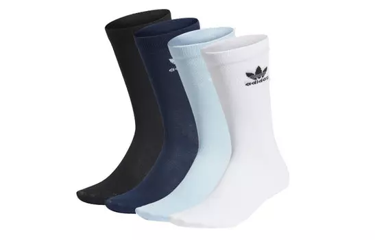 Носки унисекс до середины голени Adidas Originals, белый/черный/темно-синий