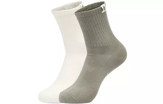 Носки унисекс до середины голени Skechers, 2 Pack (Ecru+Dark Beige Brown)