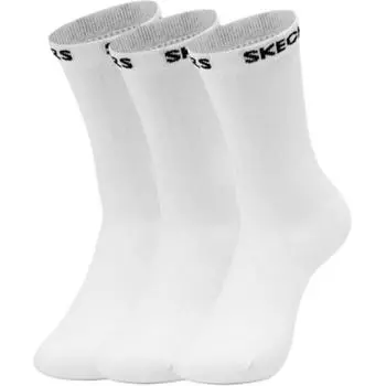 Носки унисекс до середины голени Skechers, 3 Pack (Bright White)