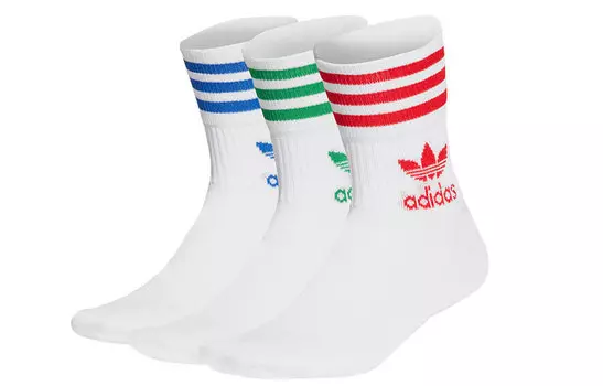Носки унисекс до середины икры adidas originals, Белый