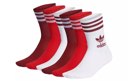 Носки унисекс до середины икры Adidas Originals, цвет 3 Pack