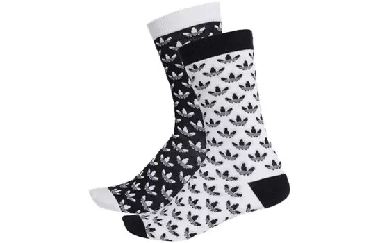 Носки унисекс до середины икры Adidas Originals, цвет 1 set of 2 doublesColor blocking